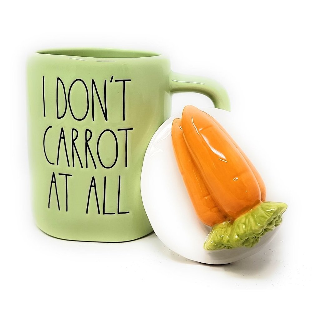 Rae Dunn Easter I Don't Carrot At All Coffee Mug - Picture 2 of 6